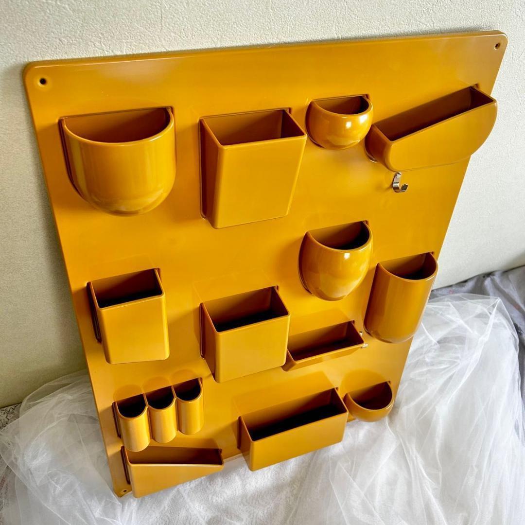 ウォールシェルフ 壁面収納 壁掛けラック ウーテンシロ リプロダクト イエロー