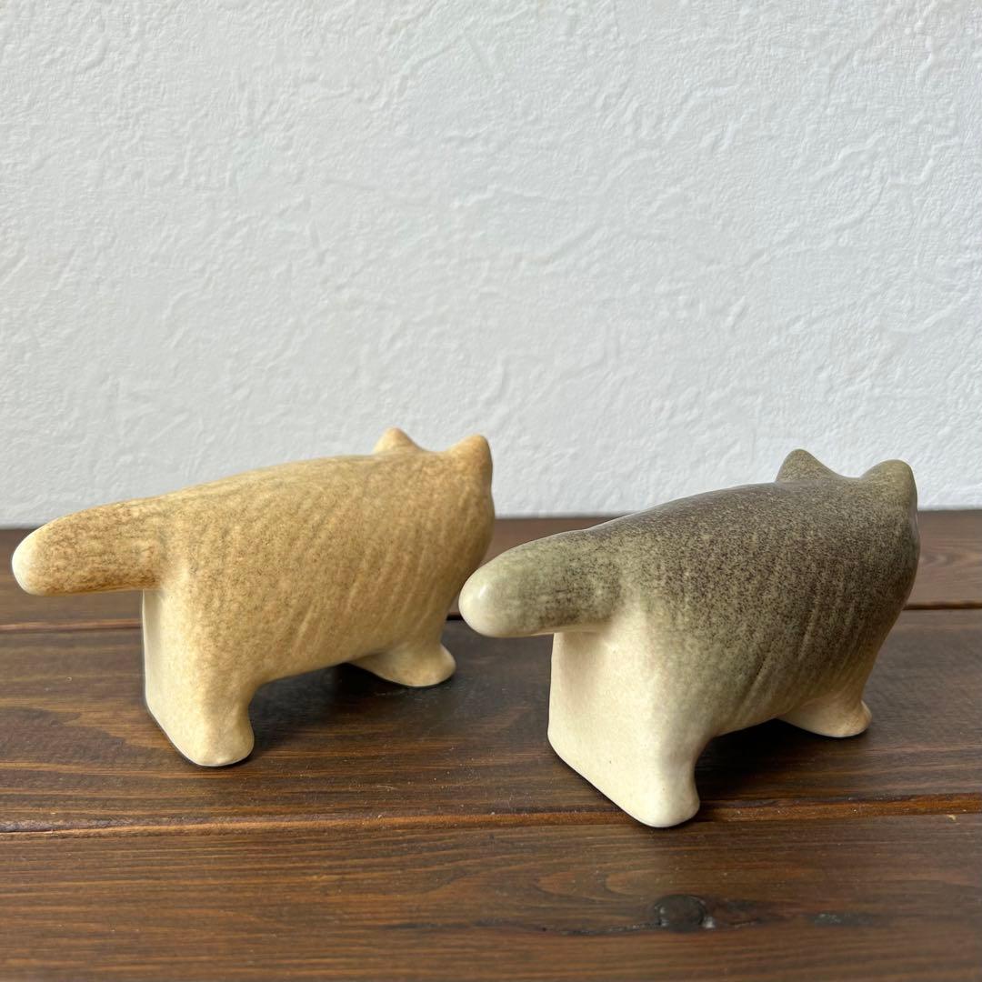 リサラーソン ふたごの猫(Katt) 兄弟セット Mika ミカ ネコ