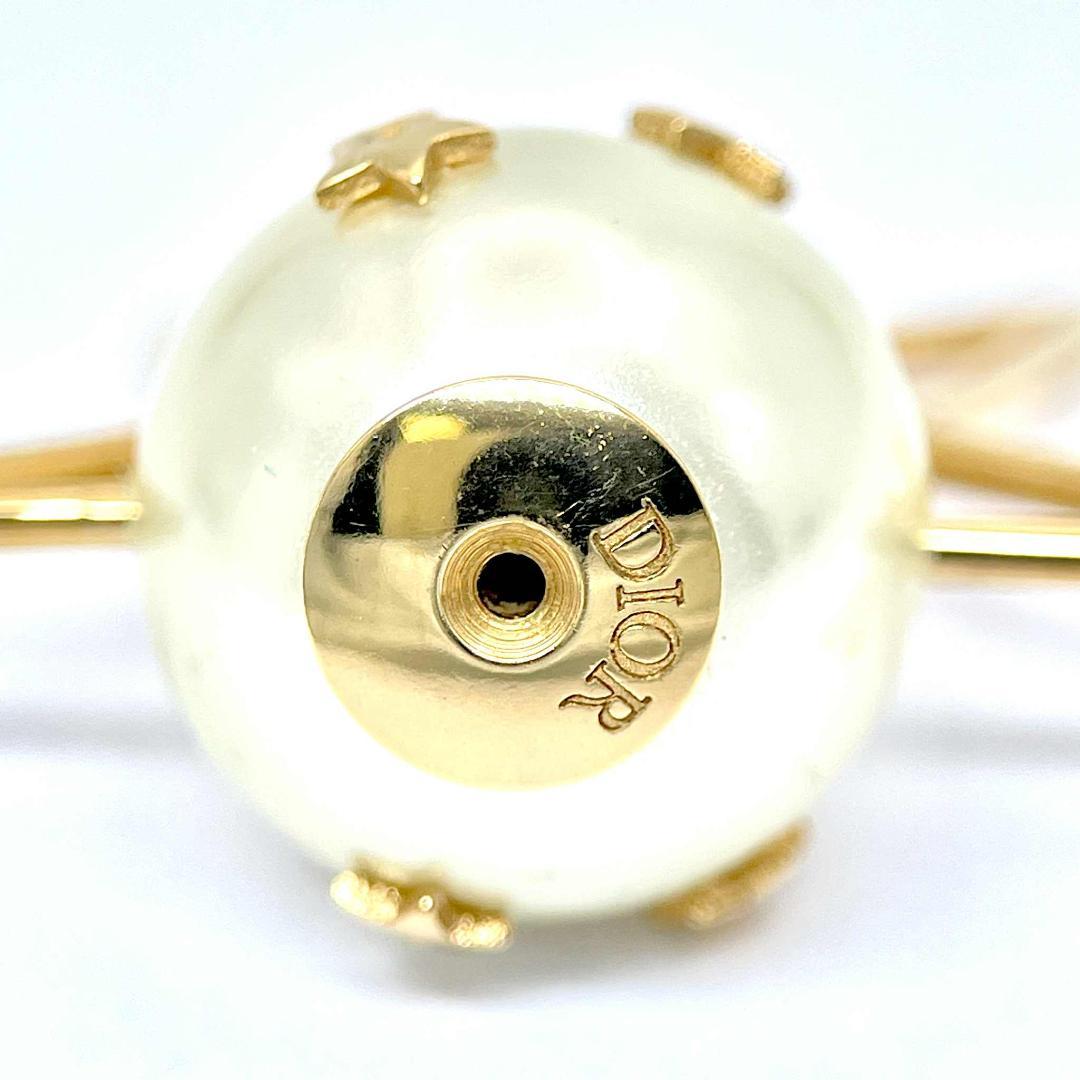 訳あり クリスチャンディオール フェイクパール スター トライバル ピアス GP