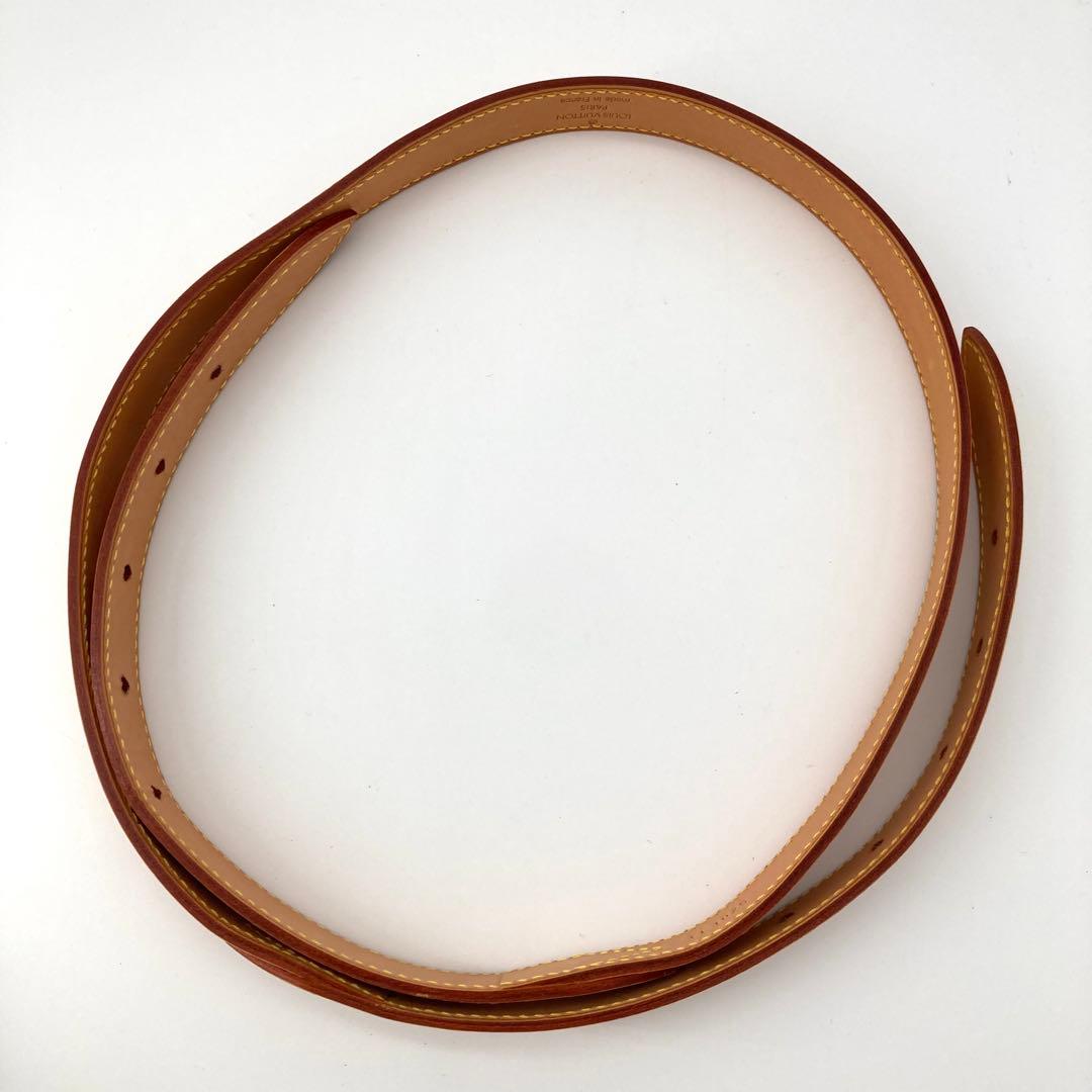 極美品 ルイヴィトン バギー ショルダーストラップ ベルト ヌメ革 正規品 本物