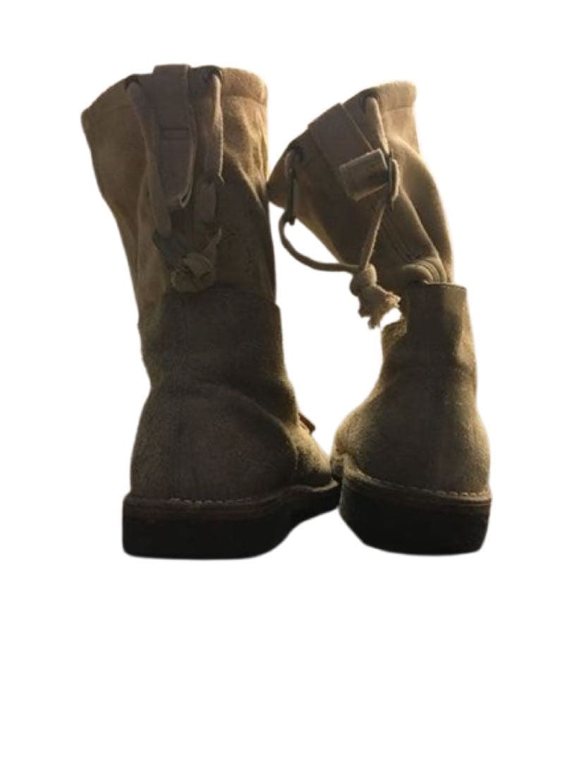 ミハラヤスヒロ名作 スウェードレザー レイヤード デザートブーツ クレープソール