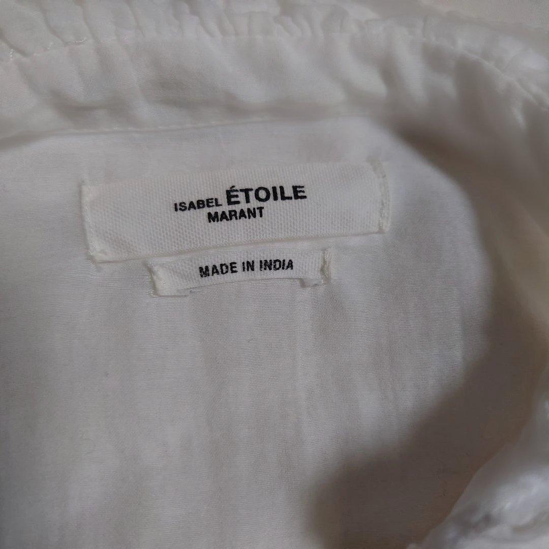 ISABEL MARANT ÉTOILE ピンタック フリル レース ブラウス