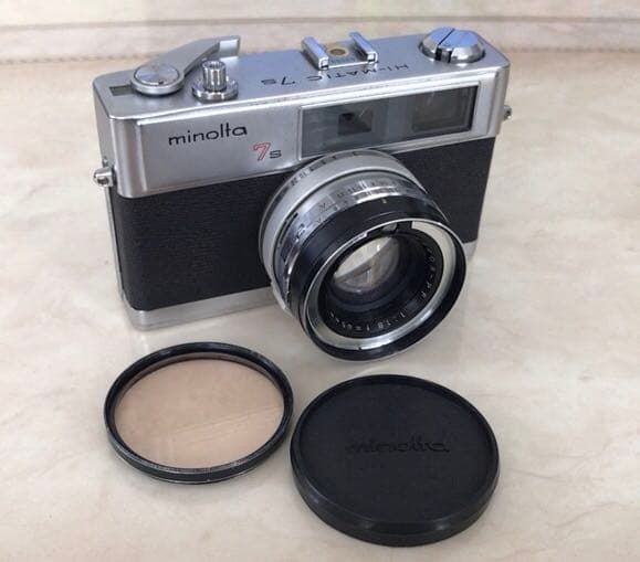 minolta HI-MATIC 7sフィルムカメラ