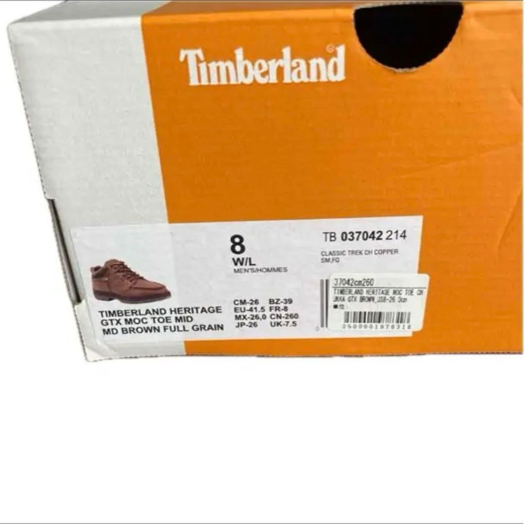 靴 Timberland HERITAGE GTX MOC TOE US8-26cm