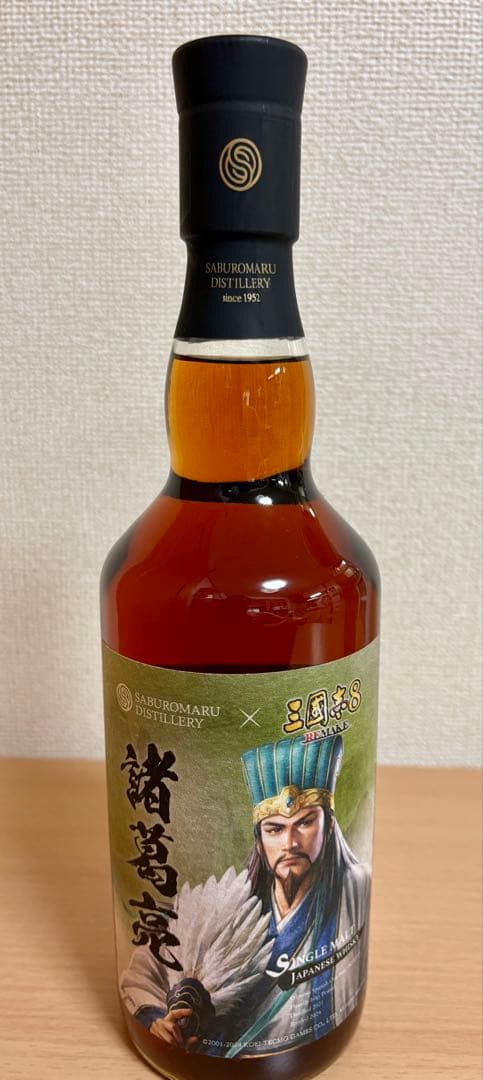 三国志8 REMAKE×三郎丸蒸留所コラボ　シングルカスク三郎丸　諸葛亮