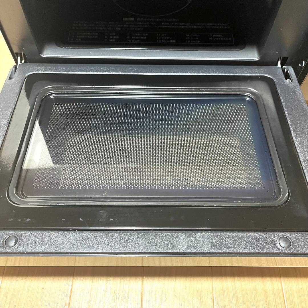 2024年製　YRP-F181TVオーブンレンジ　ブラック ヤマゼン　山善　角皿