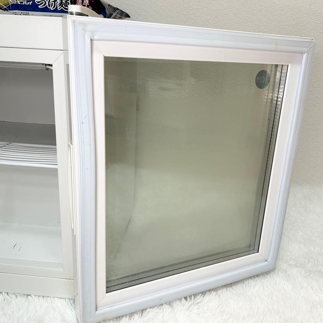 小型 冷凍庫 卓上冷凍ショーケース 30L 照明付き