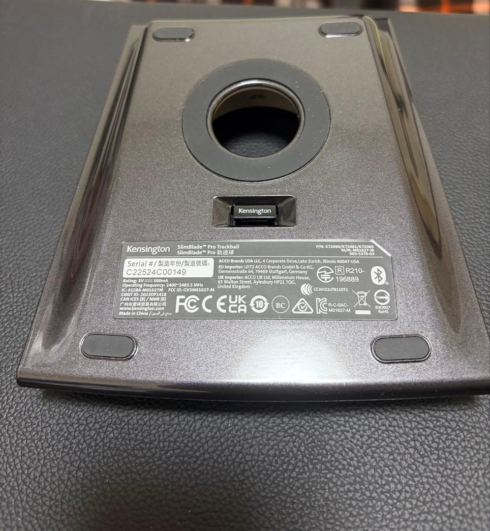 マウス・トラックボール Kensington SlimBlade Pro K72081JP