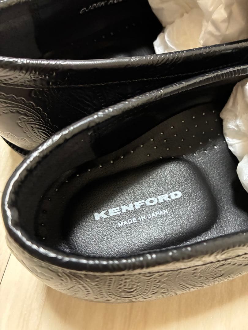 25.0cmケンフォード K024 EMBOSSED LOAFERS ペイズリー