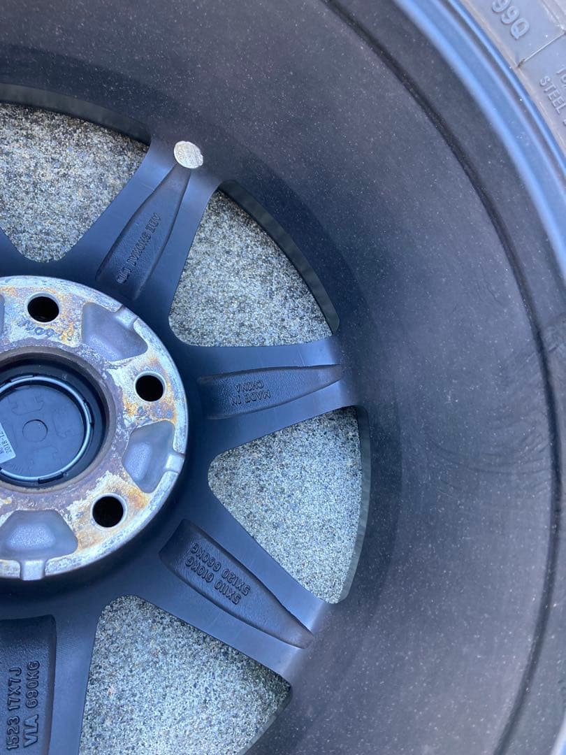 jeepコンパス 17インチ ブラック タイヤホイールセット