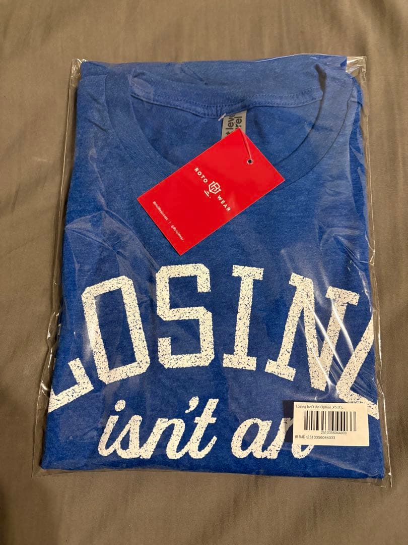 MLB 山本 由伸 Losing Isn’t An Option Tシャツ