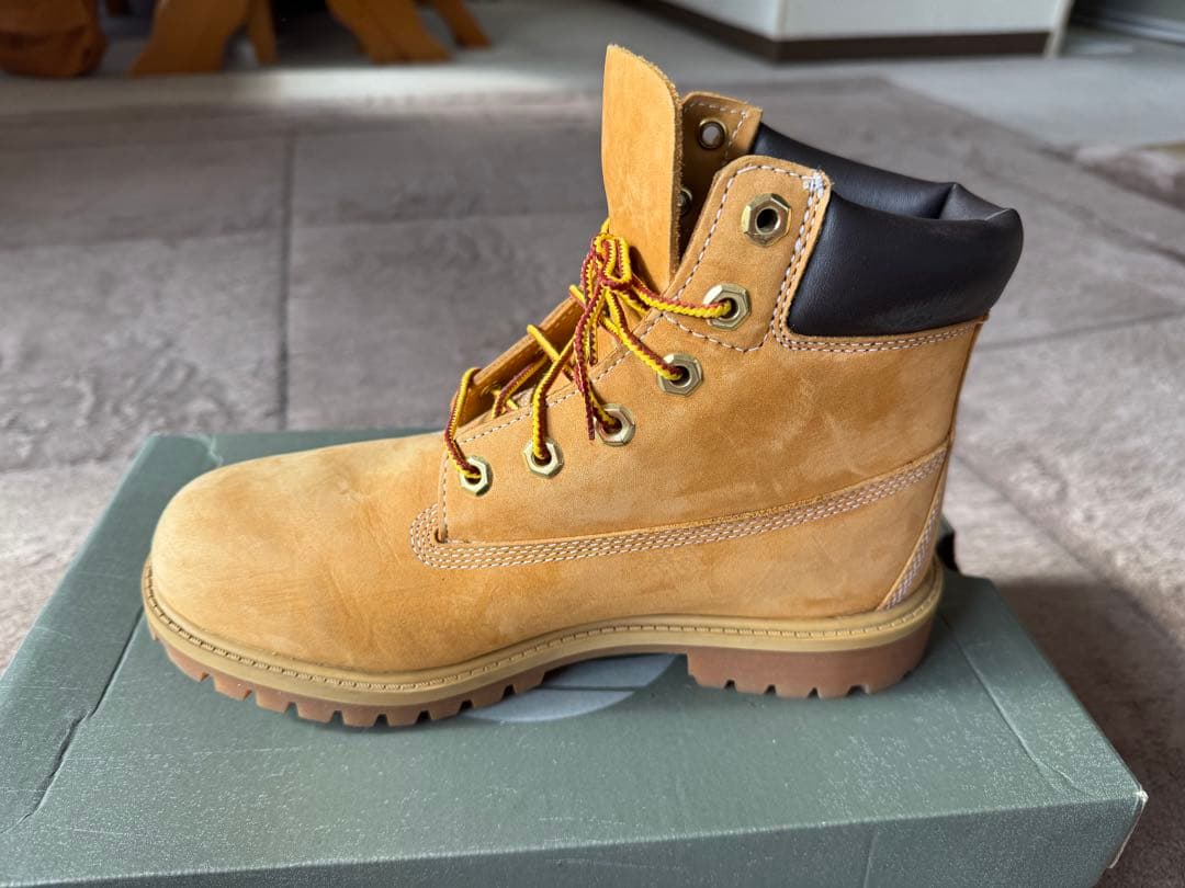 24.0 Timberland ブラウン ワークブーツ TB012909