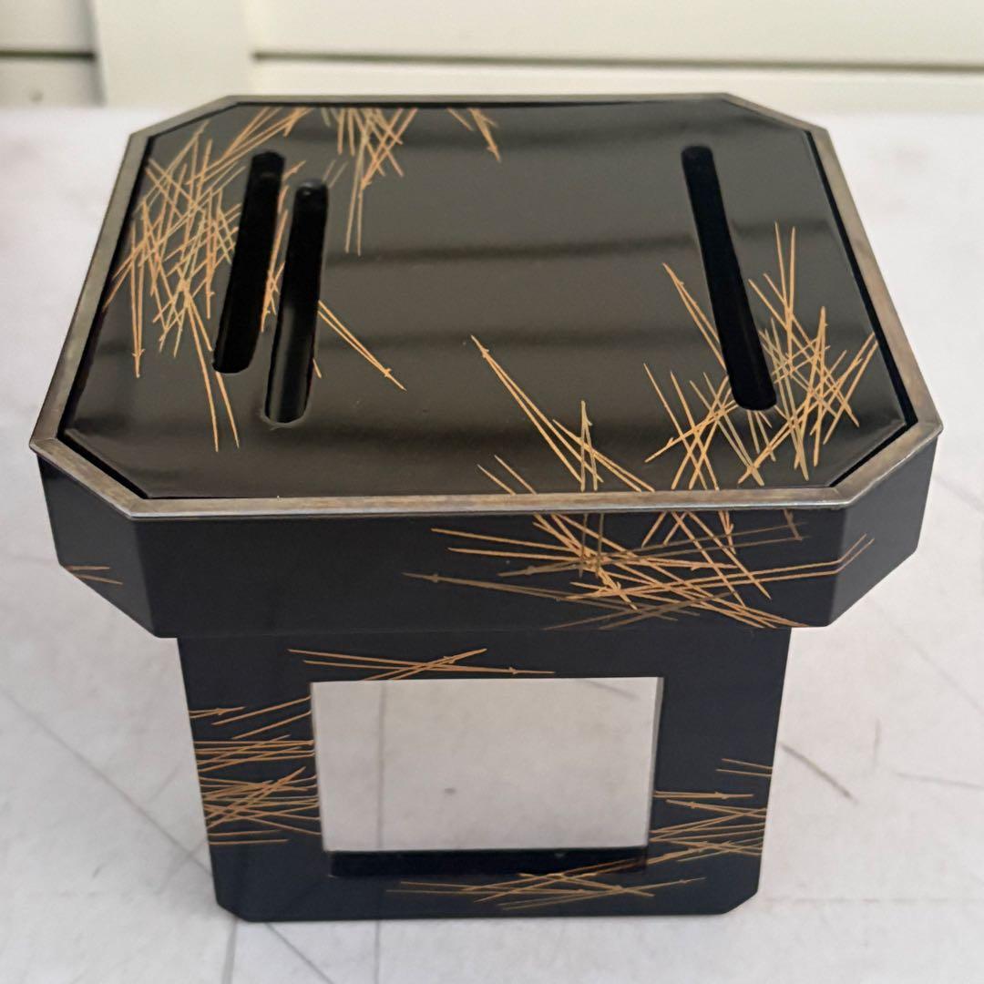 純銀■漆器　蒔絵　作家物　最上級　お正月　おとそ　重箱