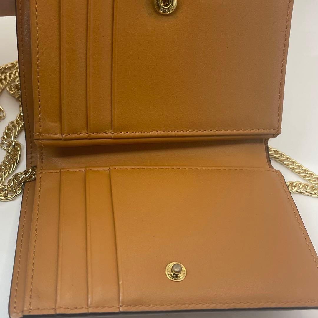 専用♡MCM✨ エムシーエム　ミニウォレット ゴールドチェーン ショルダーバッグ