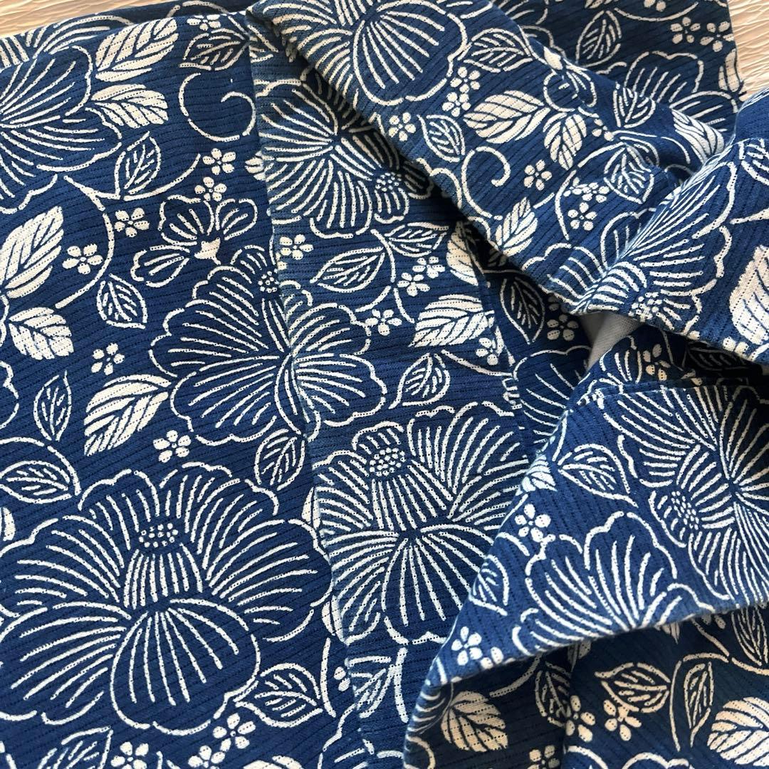 綿絽の上等な浴衣、お着物　ゆったりサイズ