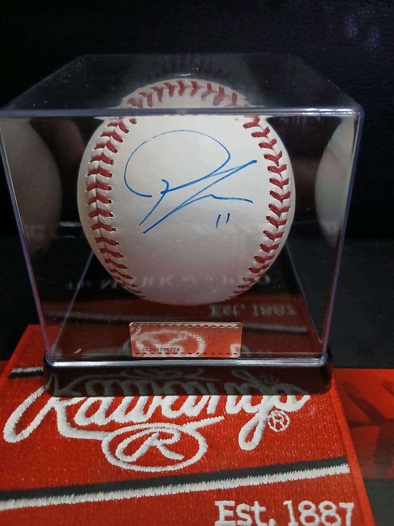 大谷翔平 山本由伸 佐々木朗希　直筆サインボール　ドジャース 3選手 ケース付き