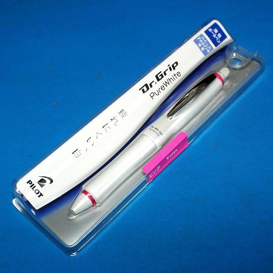 未開封 ドクターグリップ ボールペン ピュアホワイト 全4種 ピンク ブルー他