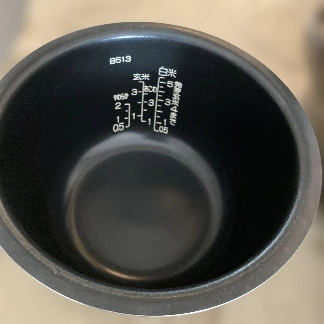 美品　象印炊飯器 5.5合 ブラウン NP-BH10-TA しゃもじ付