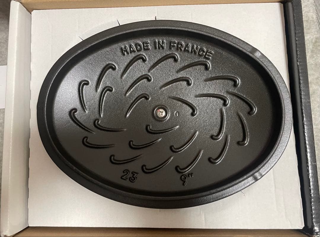 STAUB ミナペルホネン 23cm フォレスト ココット オーバル