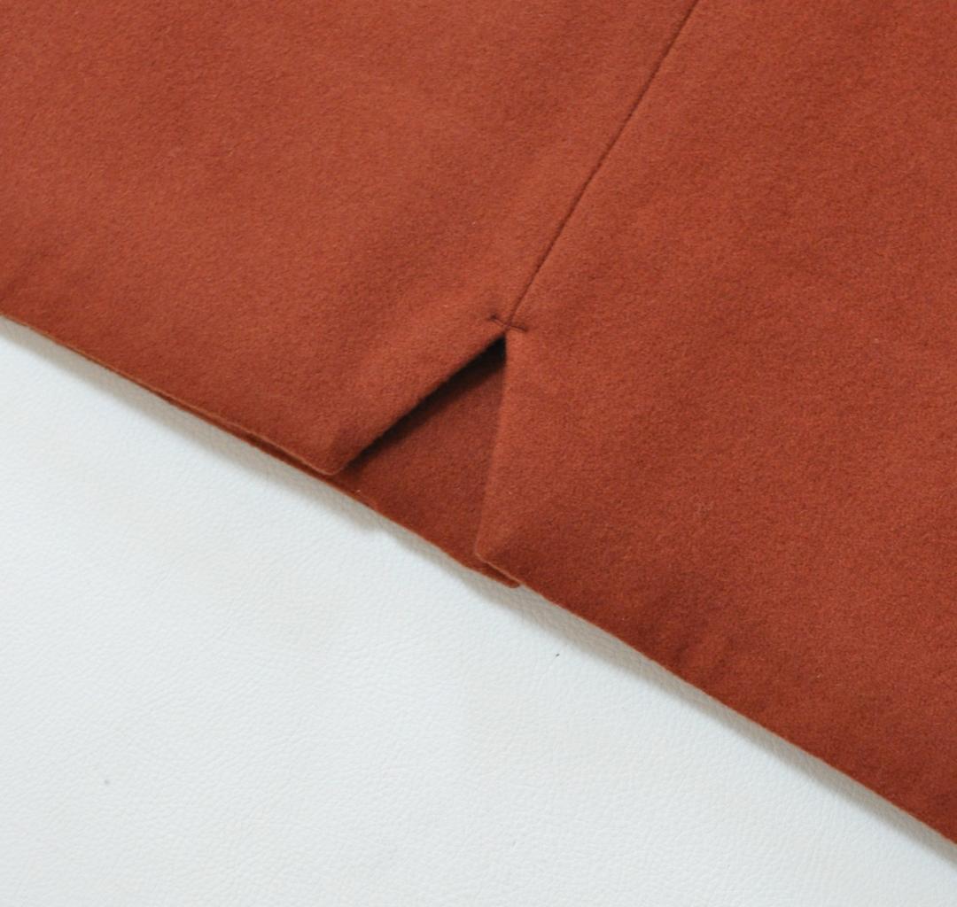 美品 yuni ユニ super100 Wool ラグランコクーンコート