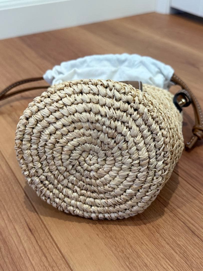 Hiropan様　ラフィア　かごバッグ　ショルダー