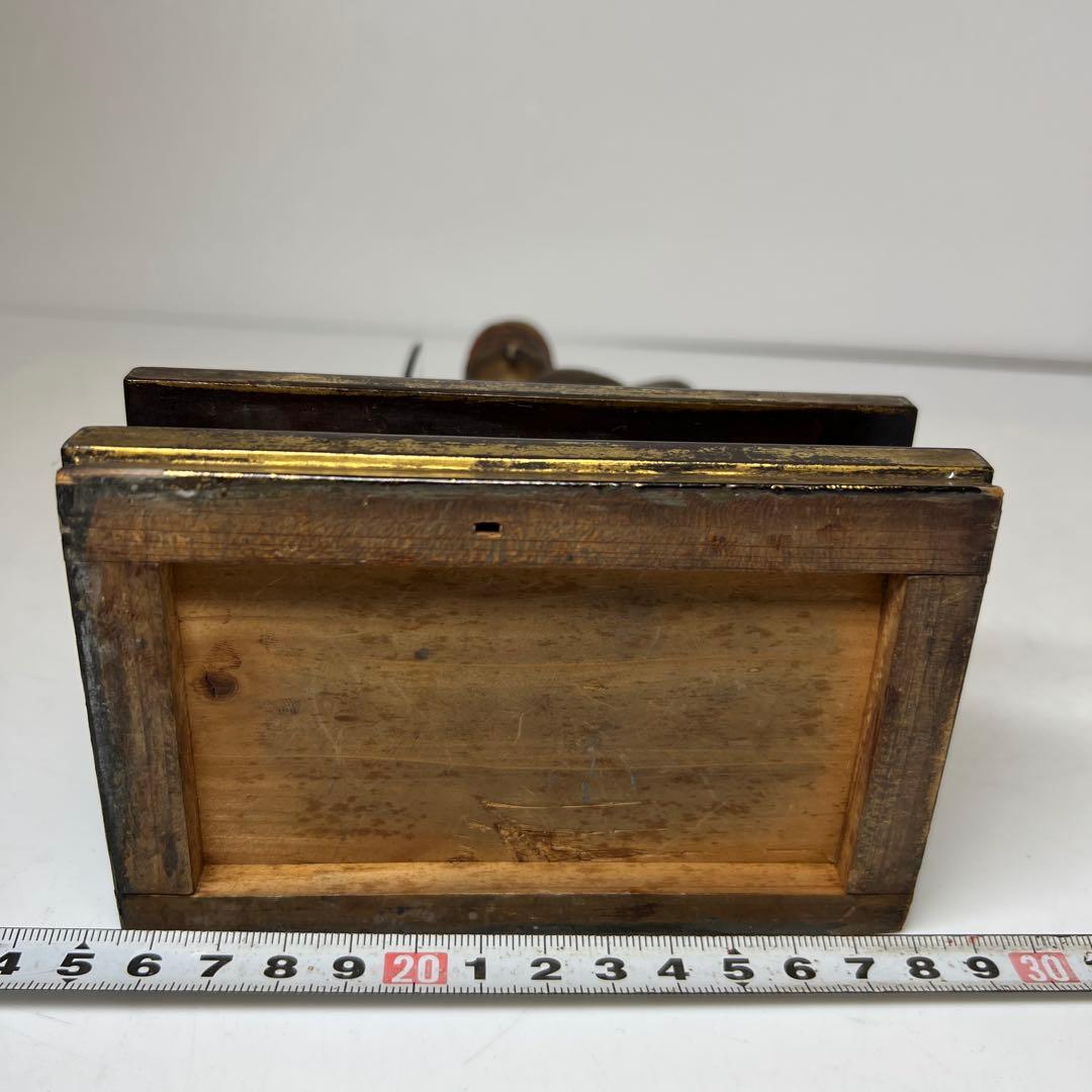 江戸初期　木彫　恵比寿天　仏像　高さ約19.2㎝　東さ8-0131☆2F