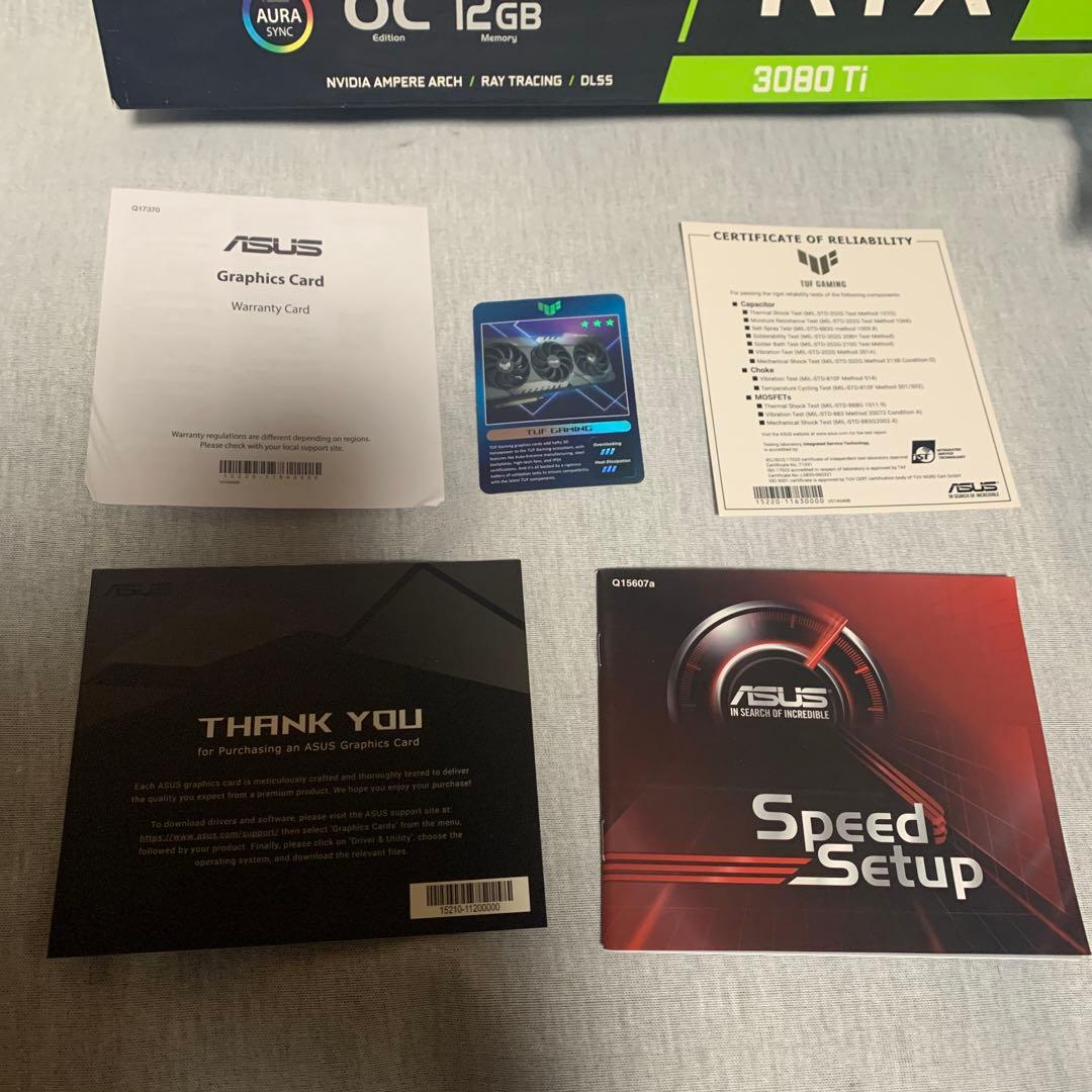 グラフィックボード・グラボ・ビデオカード ASUS TUF Gaming GeForce RTX 3080 Ti 12GB