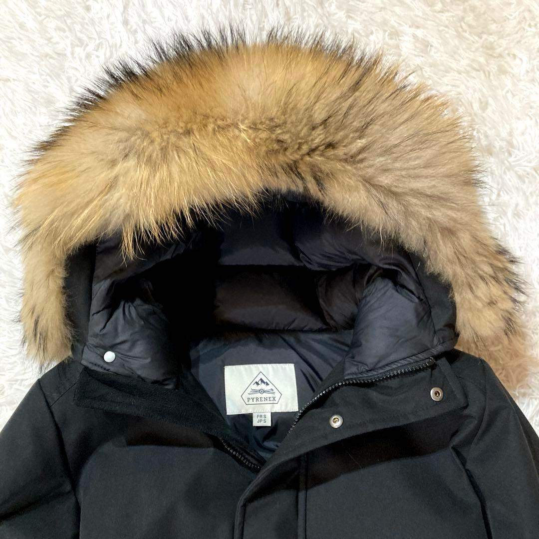 【人気定番モデル】 PYRENEX アヌシー　 ダウン　ブラック　M〜L相当