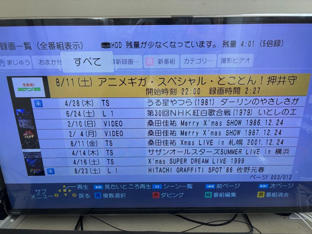 【完動品】 DMR-BRX2020 2TB パナソニック全自動DIGAレコーダー