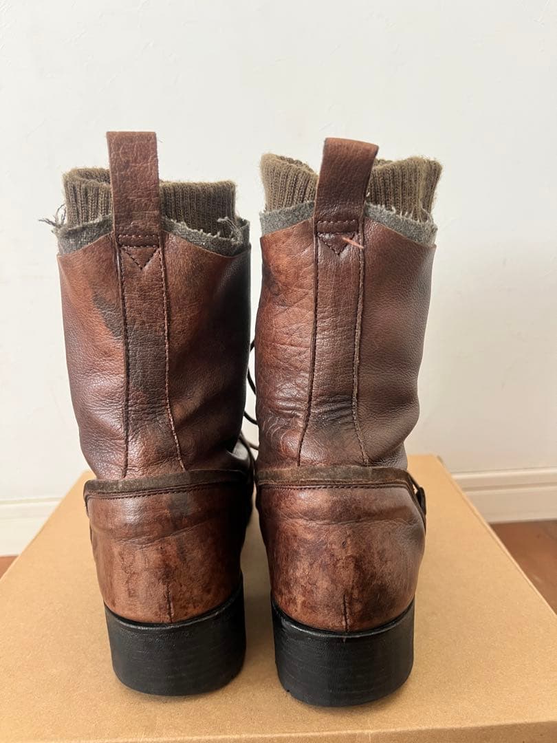 00s archive アルフレッドバニスター レイヤードブーツ ppfmエディ