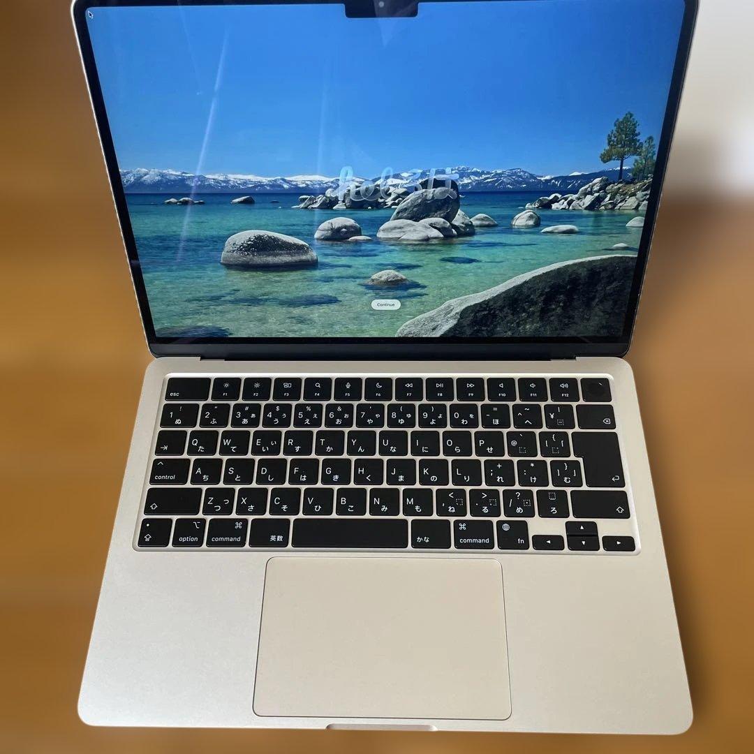 Apple MacBook Air 13インチ M2チップ スターライト