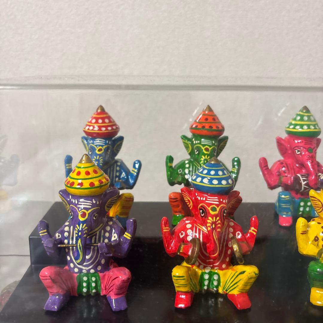 インド製 神様17体セット 開運 祈りの置物 スピリチュアル 守護神 ケース付き