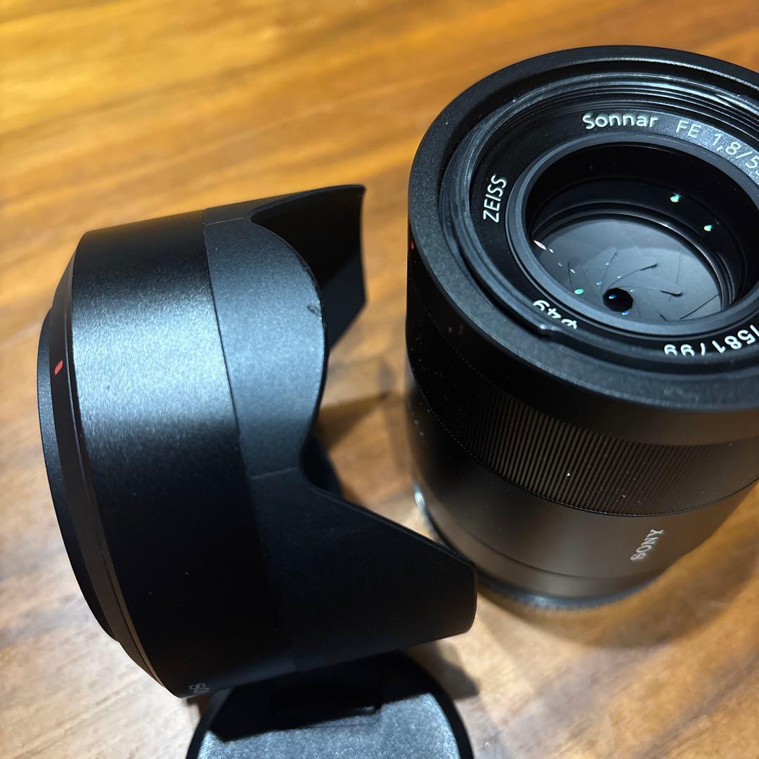 SONY Zeiss 55mm FE1.8 フィルター付き　オマケ