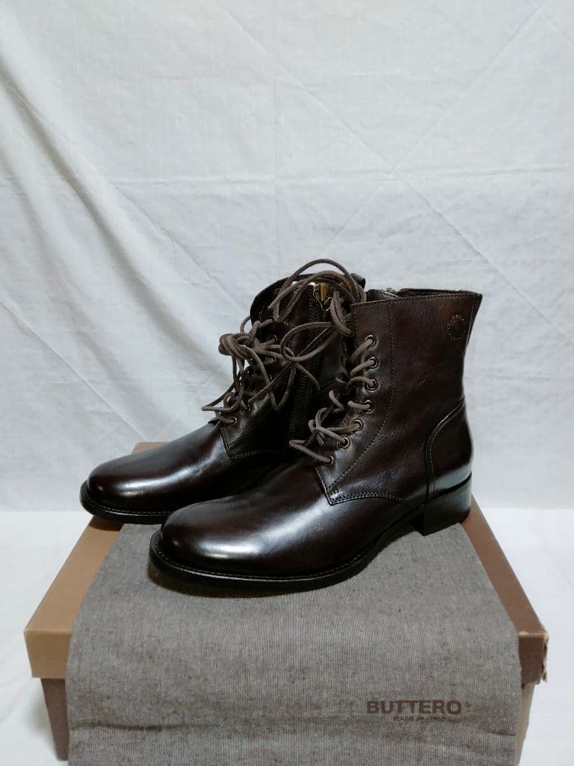 未使用 BUTTERO ブッテロ 7ホール レザー ブーツ B2904 41