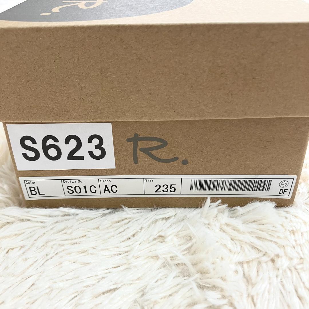 新品未使用✨ REGAL R. フラットパンプス 黒 本革 23.5 箱付き