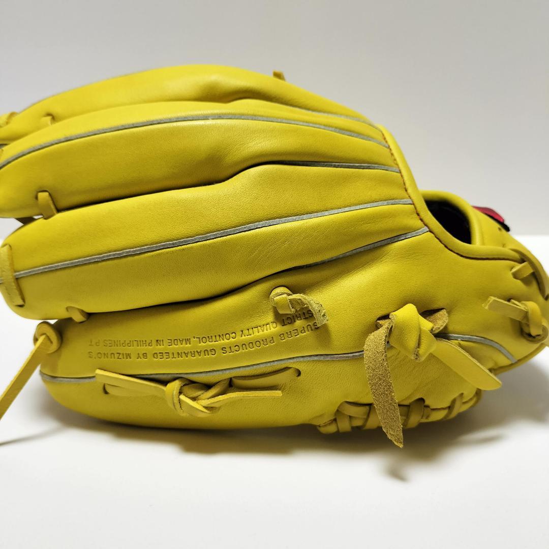 ✨未使用✨MIZUNO 軟式グローブ WILL DRIVE イエロー 野球