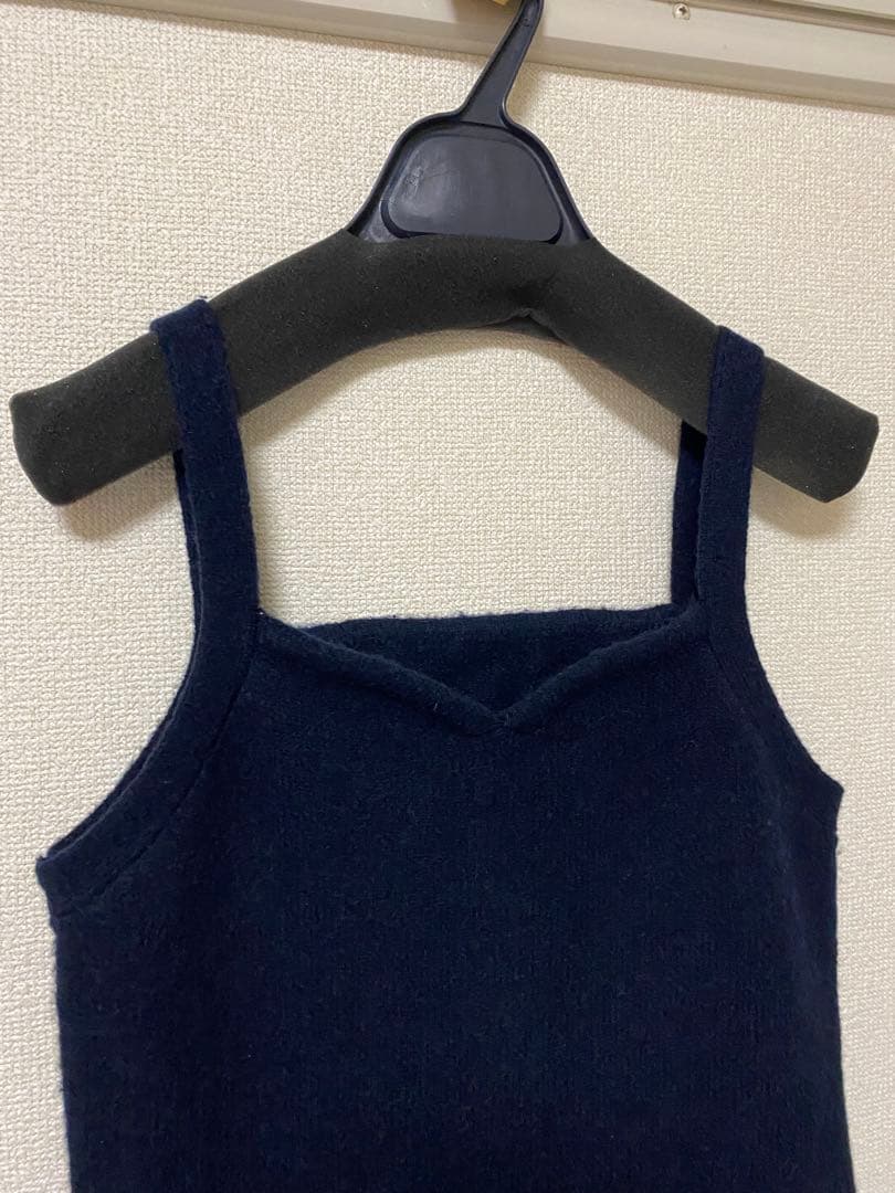 【25AW】 ロゴボタンニットセットワンピース