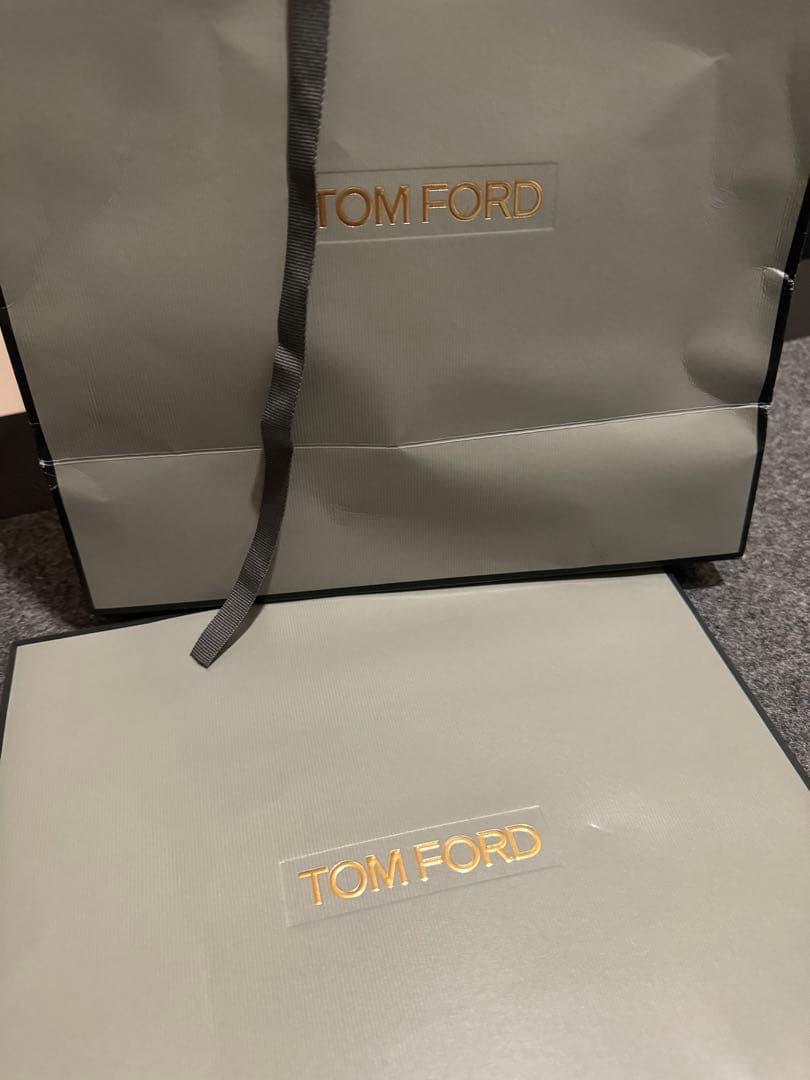 TOM FORD ブラック レザー 名刺入れ