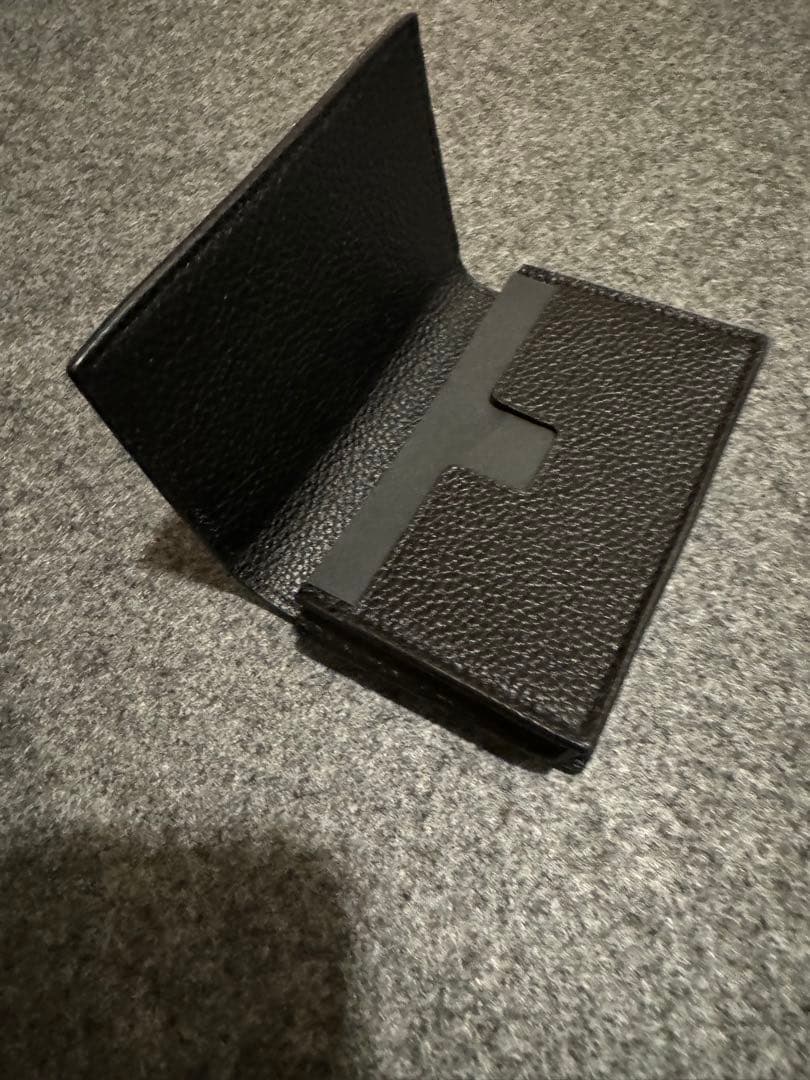 TOM FORD ブラック レザー 名刺入れ