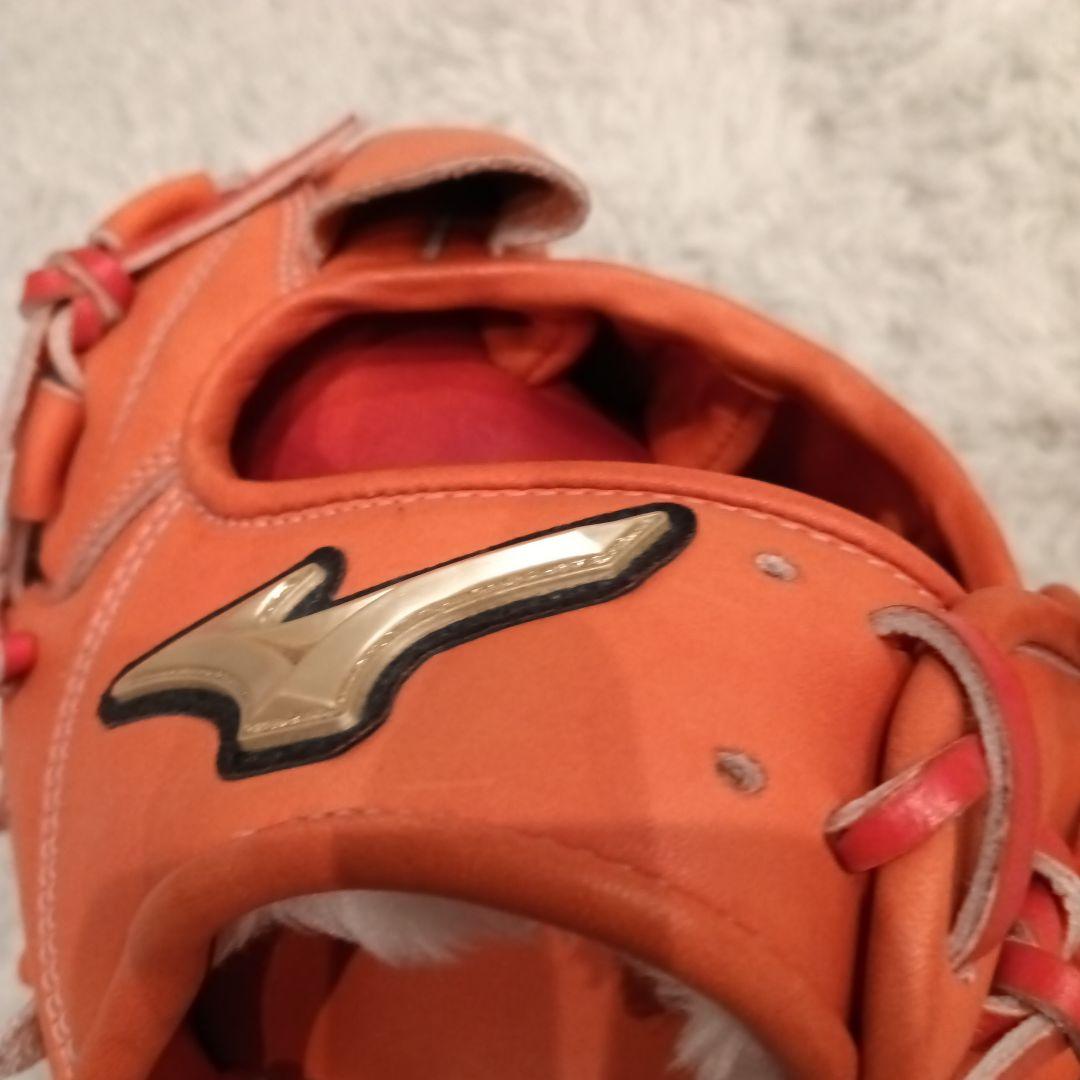 Mizuno Global Elite オレンジ グローブ左投げ