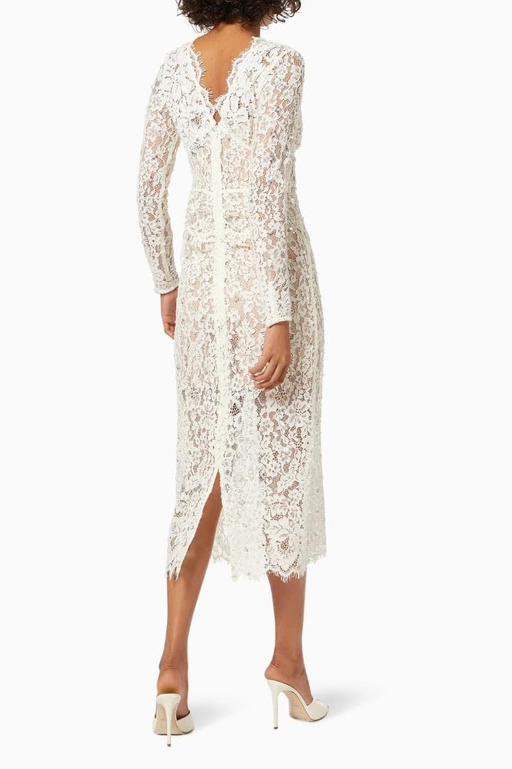 C*Y様 セルフポートレイト ワンピース レース クリーム UK8 未使用 結婚