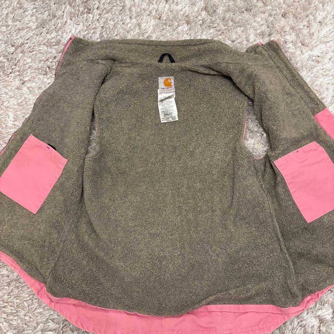 レア◎ carhartt カーハート WV001 VRS ダックベスト ピンク