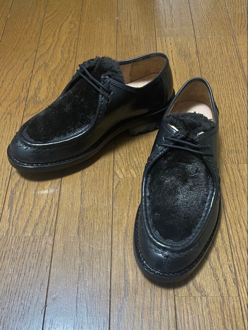 Milton Keynes ミルトンキーンズ ファーメレザーチロリアンシューズ