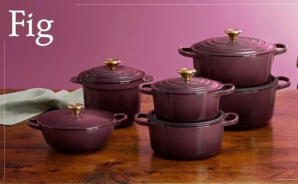 ル・クルーゼ ココット エブリィ 18 フィグ　限定色　シルバーノブ　新品