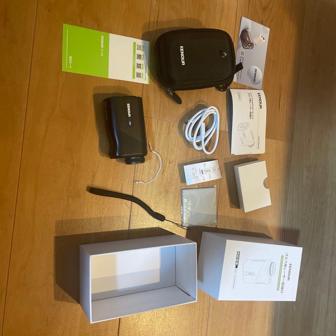 EENOUR ゴルフ用距離計 ブラック ケース付き　U800+