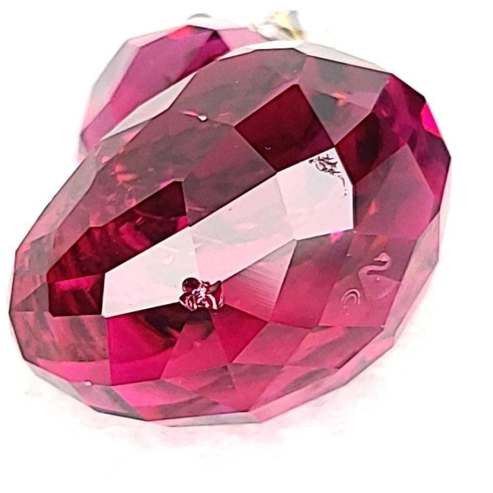 ●良品◇スワロフスキー　SWAROVSKI　ハッピーダック　ピンク　2個　箱 7