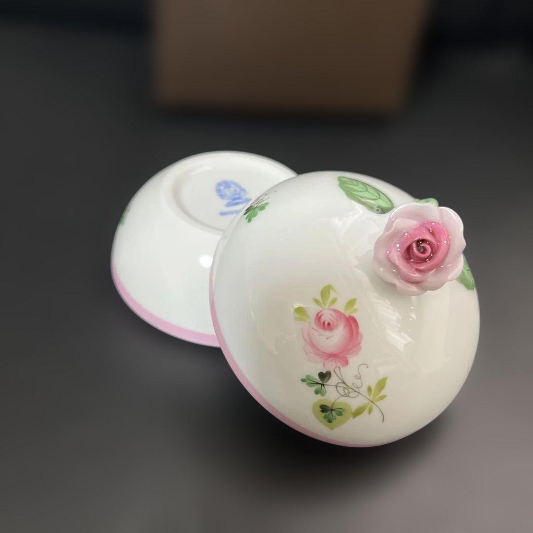 売り切り価格［新品］Herend♡ウィーンの薔薇ピンク♡マルボンボン① 希少品