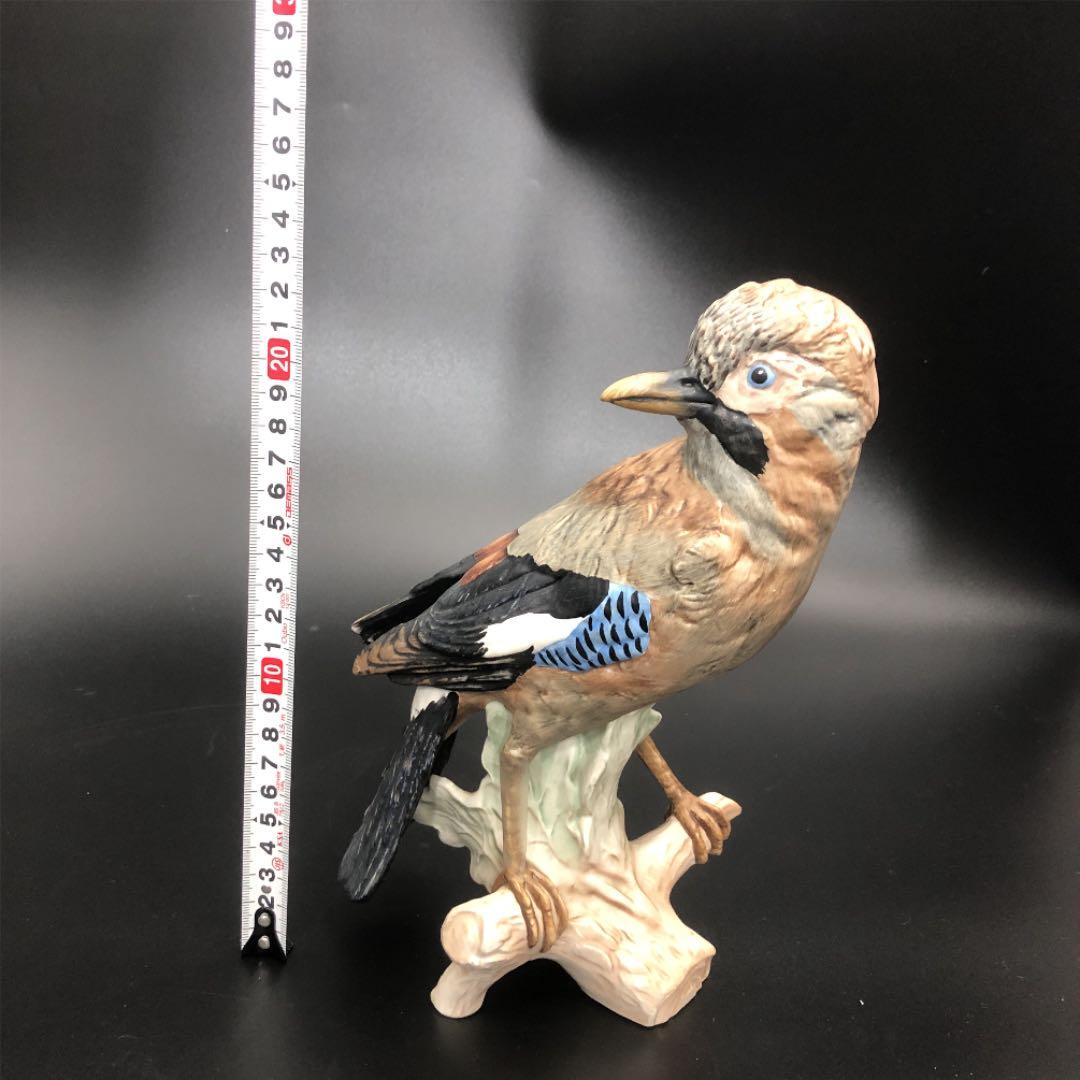 ゲーベル goebel フィギュリン 人形 鳥 カケス 懸巣 野鳥