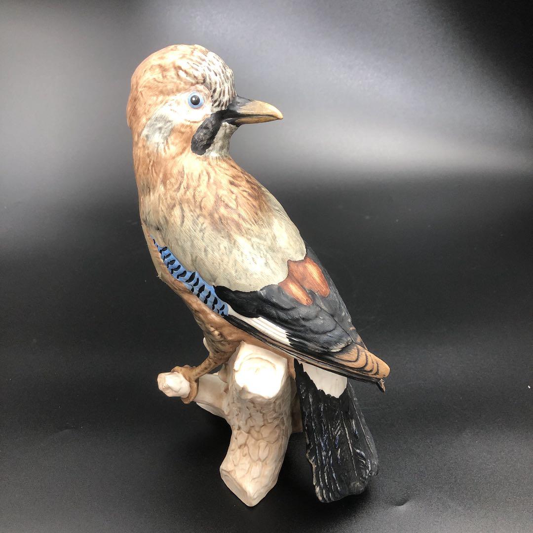 ゲーベル goebel フィギュリン 人形 鳥 カケス 懸巣 野鳥