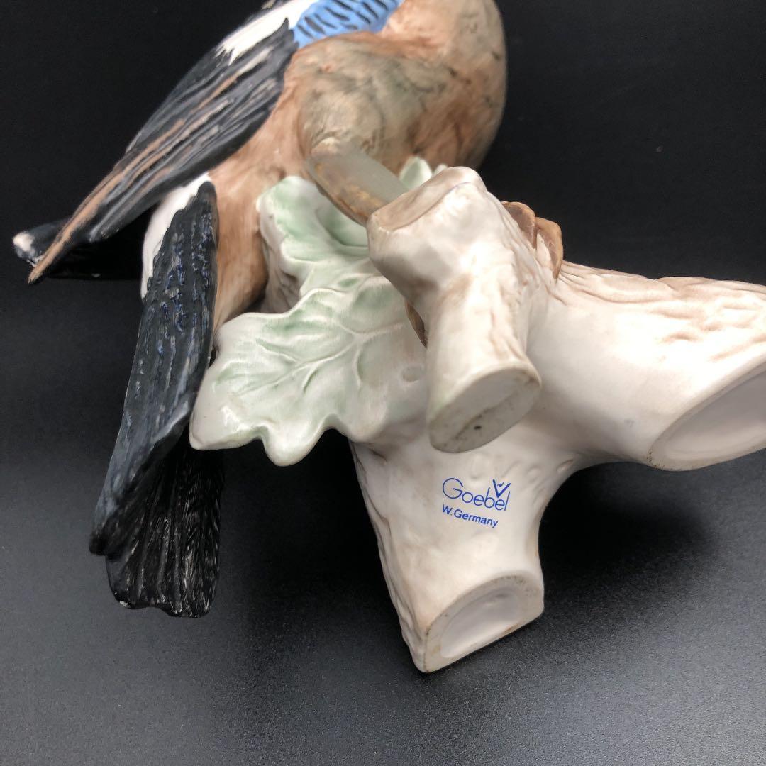 ゲーベル goebel フィギュリン 人形 鳥 カケス 懸巣 野鳥